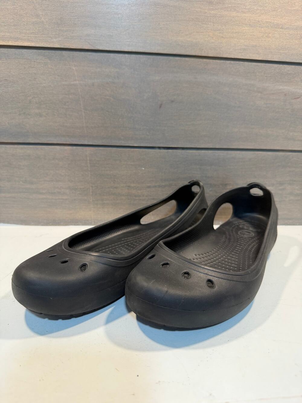 Crocs Kadee Ballet Flats Black Size 10 Casual Lightweight Casual